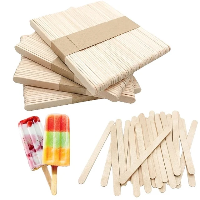 Natural Ice Cream Popsicle Sticks For School Projects